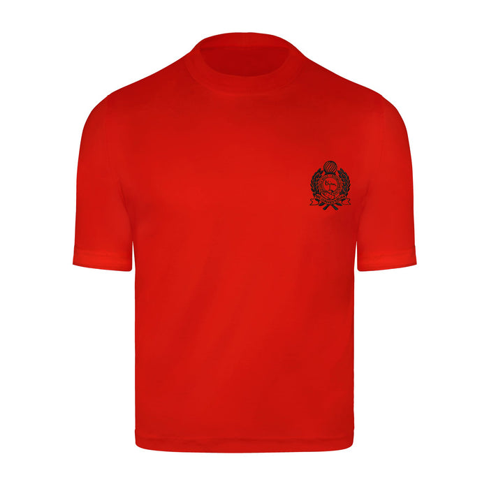 bijan Red with Black Crest Short Sleeve T-Shirt