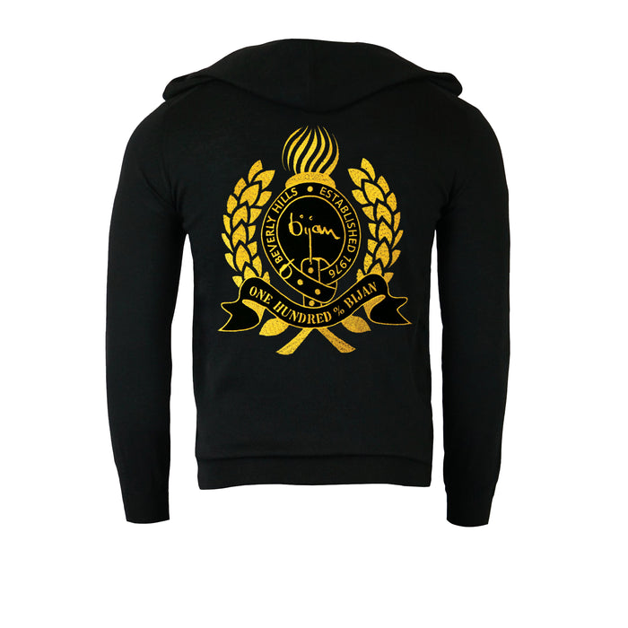 bijan Silk and Cashmere Cardigan with Hoodie