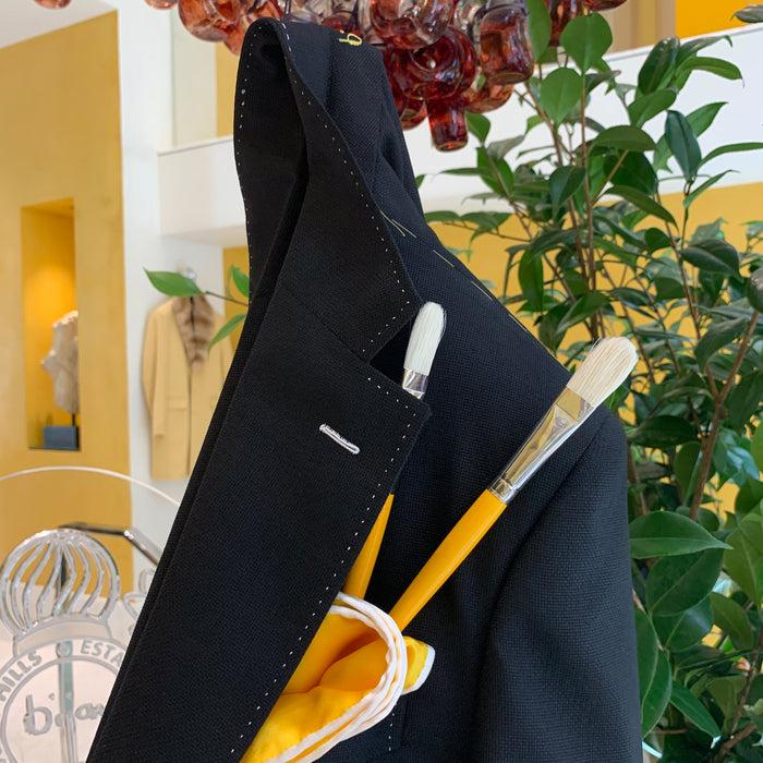 Bijan Special Order Black Wool Sport Jacket