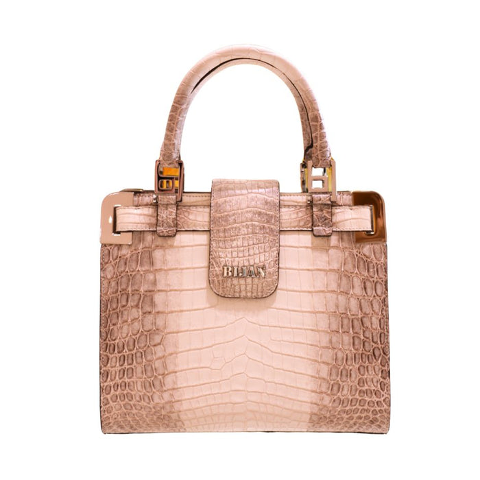 Bijan Special Order Himalayan Alligator Purse