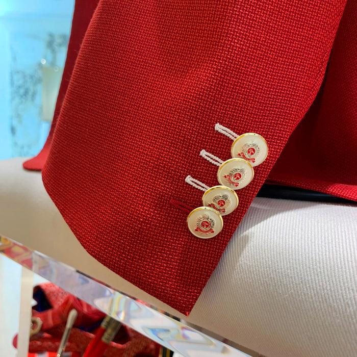 Bijan Special Order Red Sport Jacket