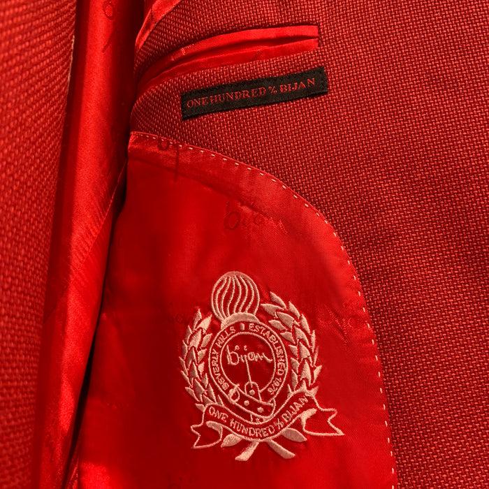 Bijan Special Order Red Sport Jacket