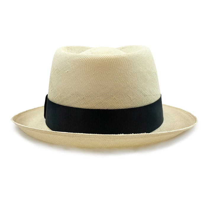 Bijan White Fedora Hat