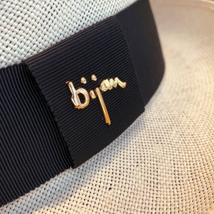 Bijan White Fedora Hat