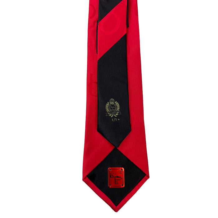 Bijan Limited Edition Special Silk Jacquard Bijan "b" Tie Set