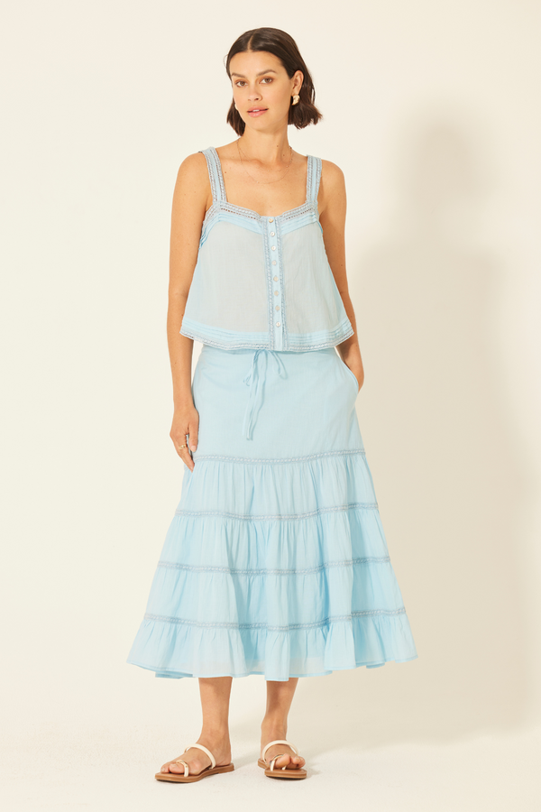 Bila Alda Top Airy Blue