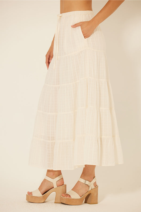 Bila Canyon Crest Skirt Gardenia