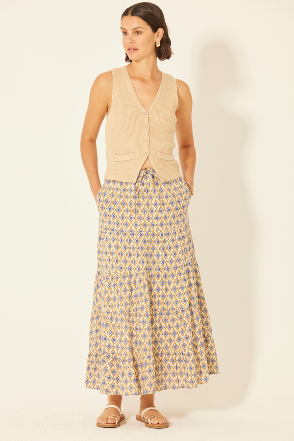 Bila Canyon Crest Skirt MH Camel