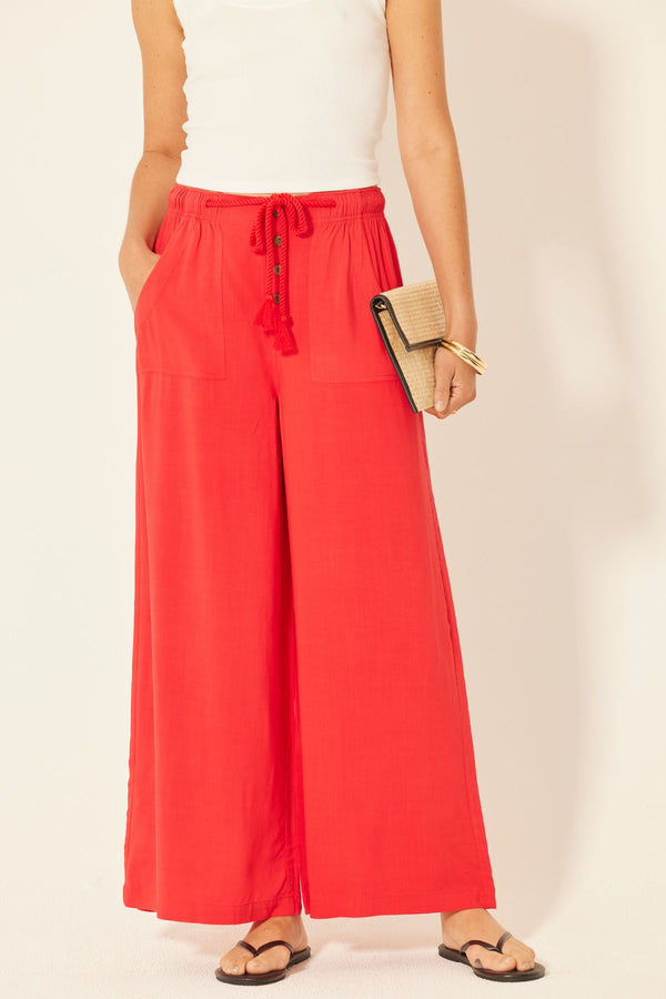 Bila Castillo Pant Cherry