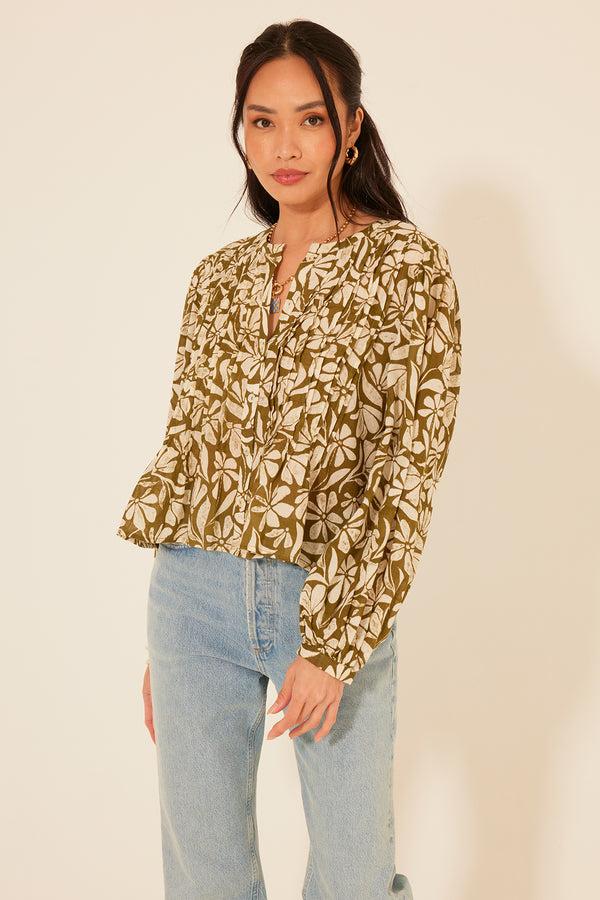 bila Celinda Top GZ Moss