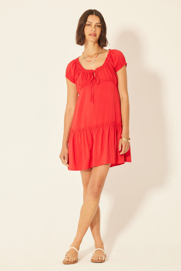 bila Edleen Dress Cherry