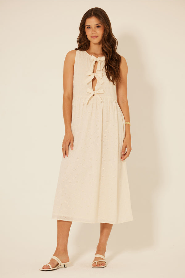 bila Gibson Dress Gardenia