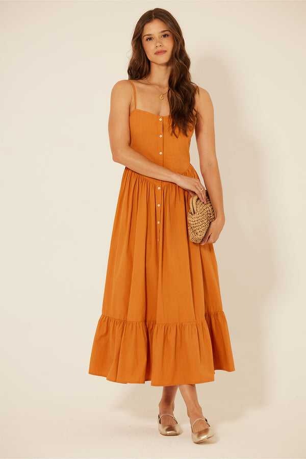 bila Harrington Dress Ochre