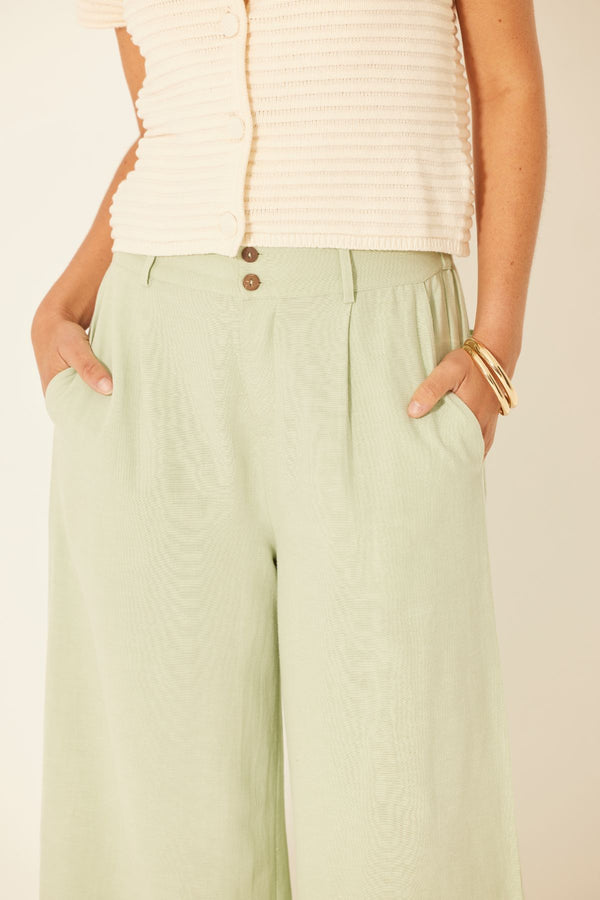 Bila Holly Pant Garden Green