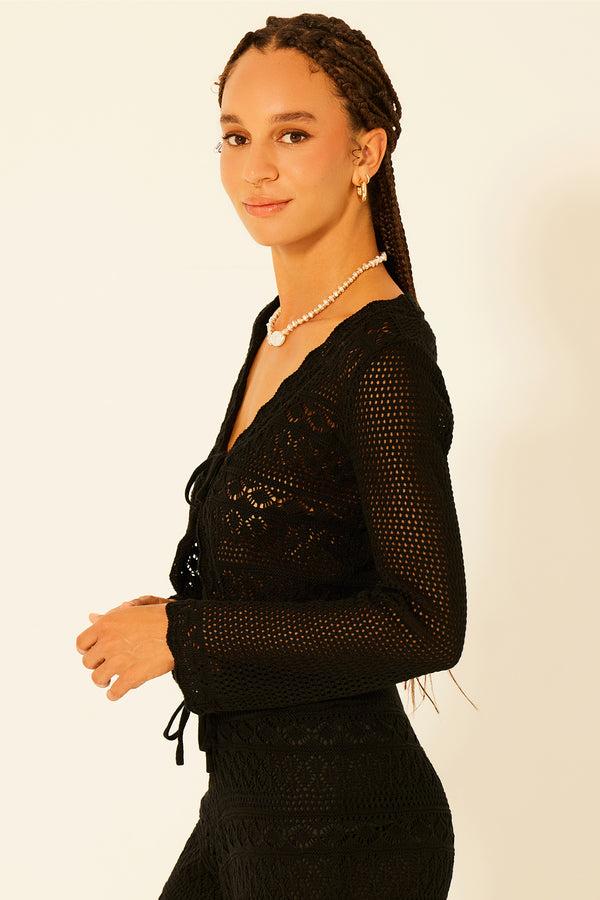 bila Huxley Top Black