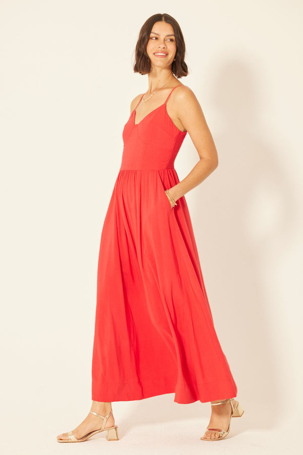 bila Jardin Dress Cherry