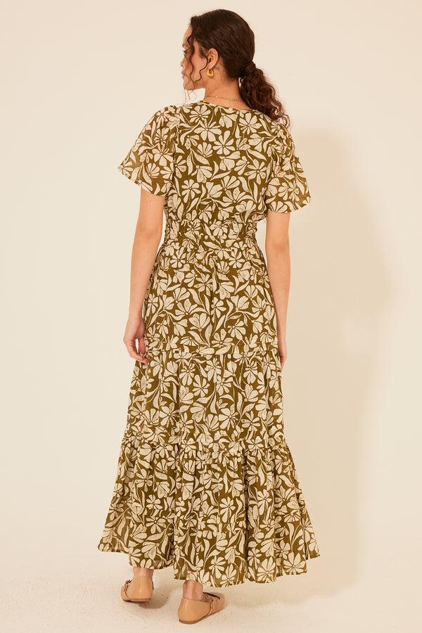 Bila Kelsey Dress GZ Moss