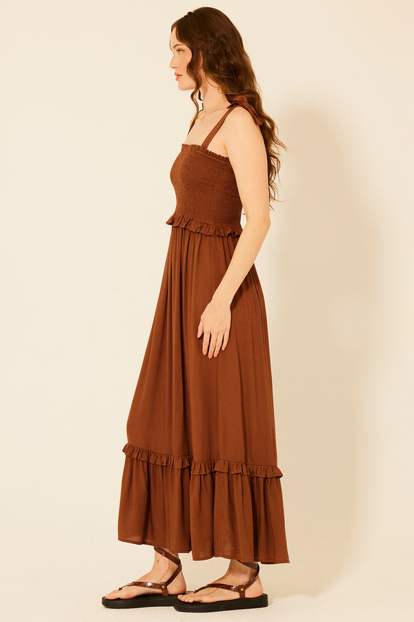 Bila Linda Dress Frial Brown