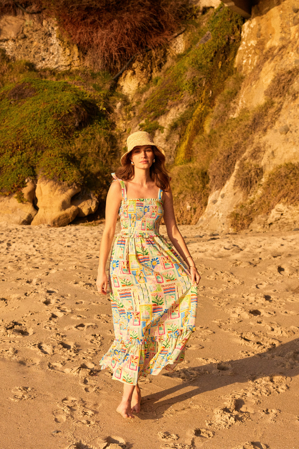 Bila Linda Flora Dress LI California