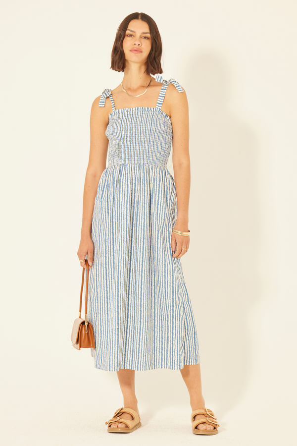 bila Lindsay Dress LW Blue Jasper