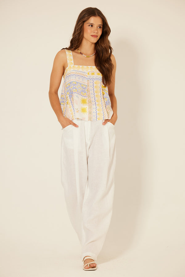 bila Lucia Top KZ Lemon