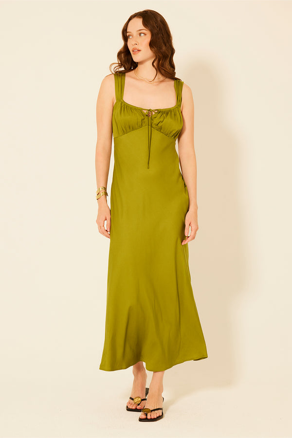 Bila Lucile Dress Winter Moss