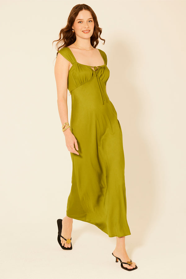 bila Lucile Dress Winter Moss