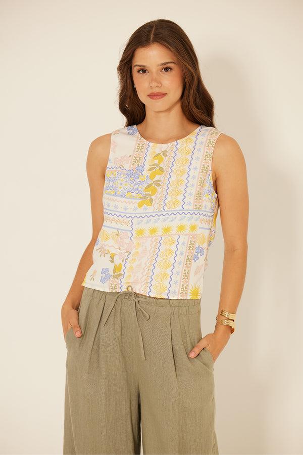 bila Mariel Top KZ Lemon