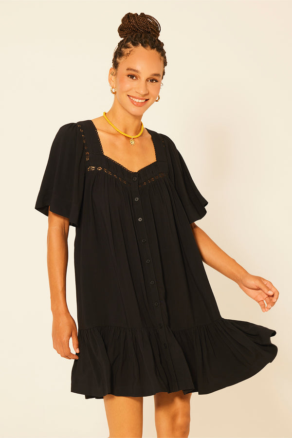 Bila Mosaic Dress Black