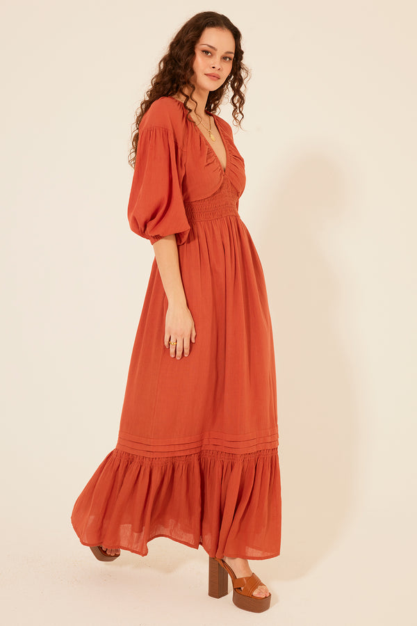 Bila Octavia Dress Copper