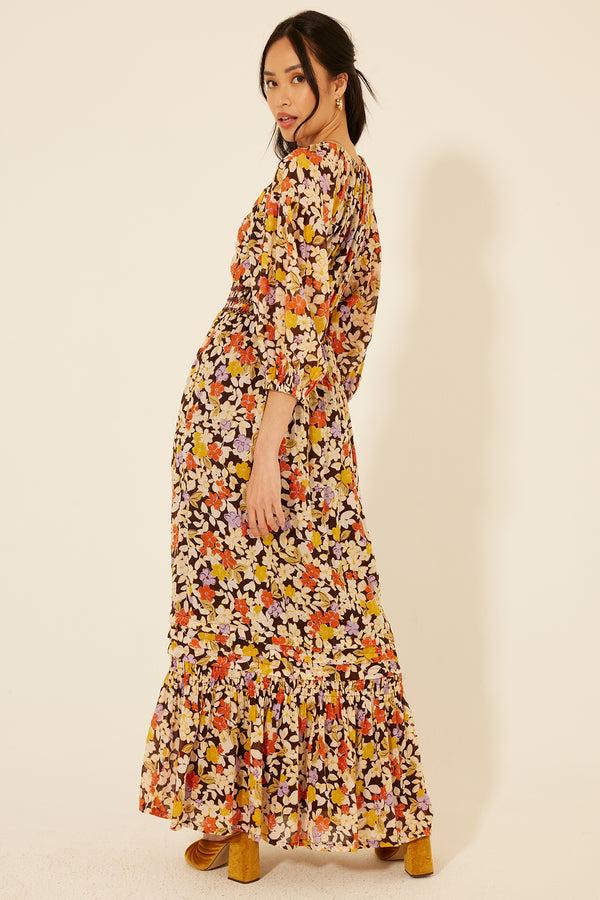 Bila Octavia Dress JH Cream Brown