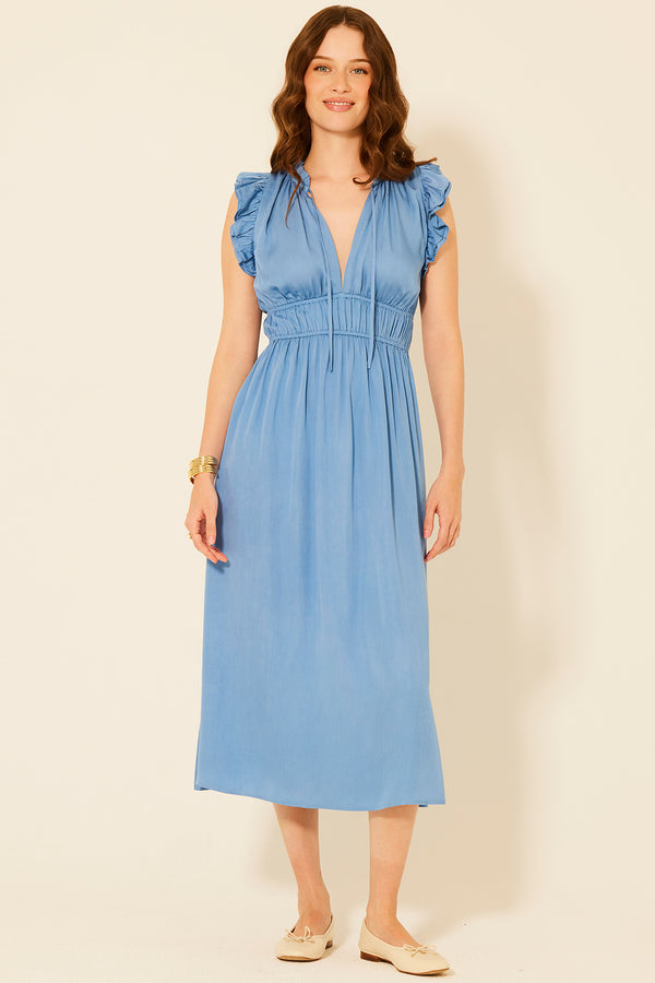 bila Paseo De Oro Dress Coastal Blue