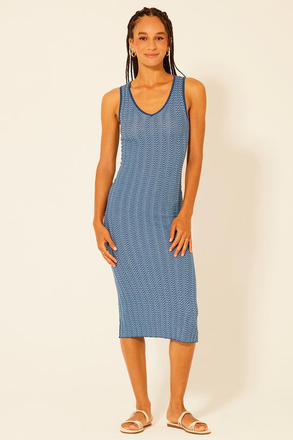 bila Patricia Dress Coastal Blue