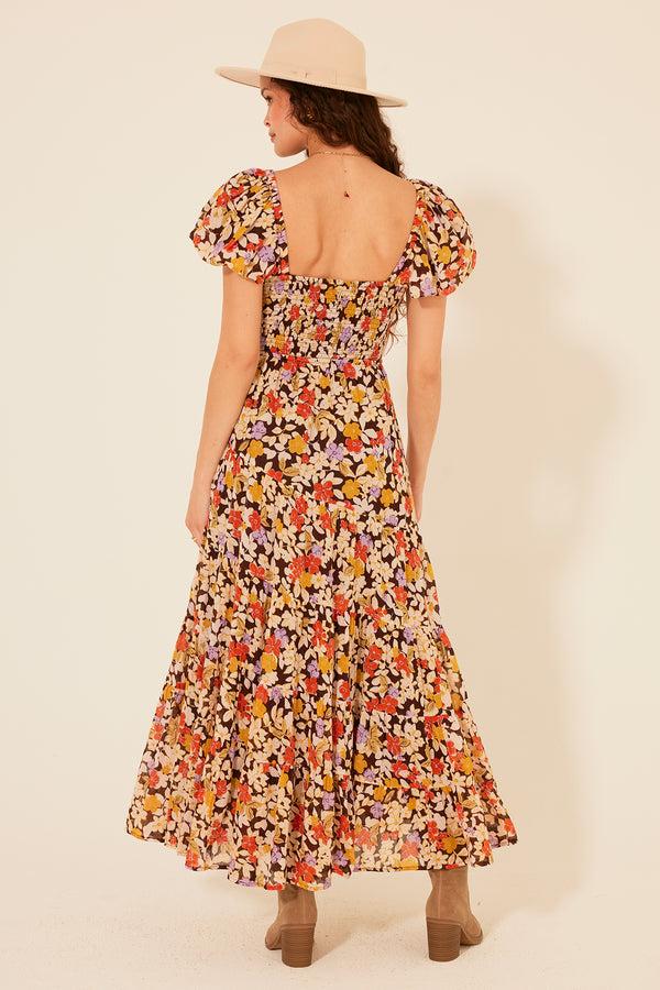 Bila Roxanne Dress JH Cream Brown