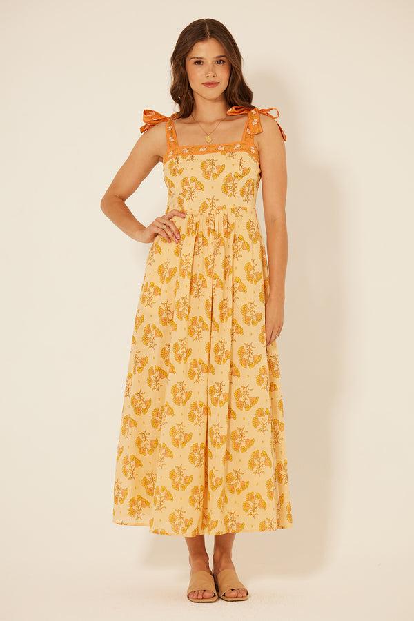 bila Santa Barbara Dress KX Orange Ochre