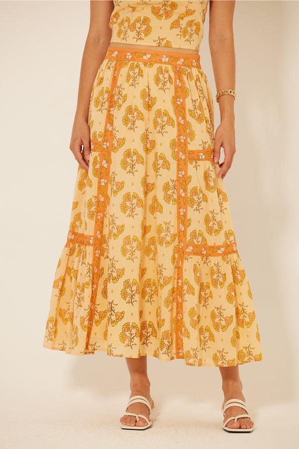 Bila Valley Crest Skirt KX Orange Ochre