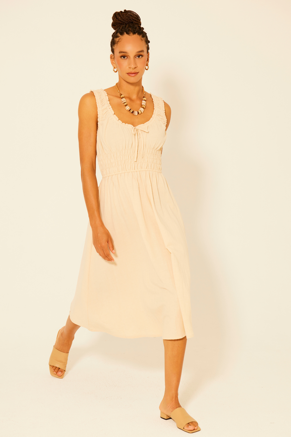 bila Vienna Dress Sandshell