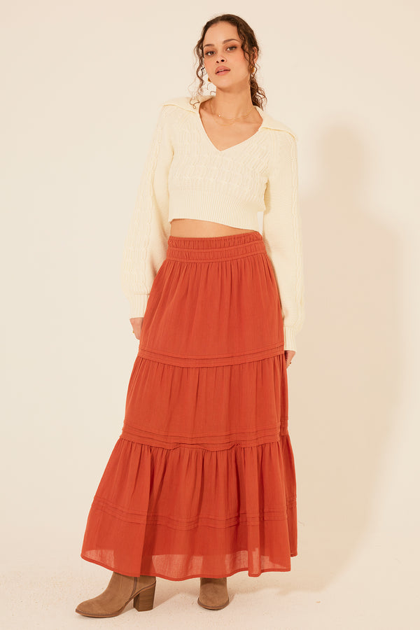 Bila Zella Skirt Copper