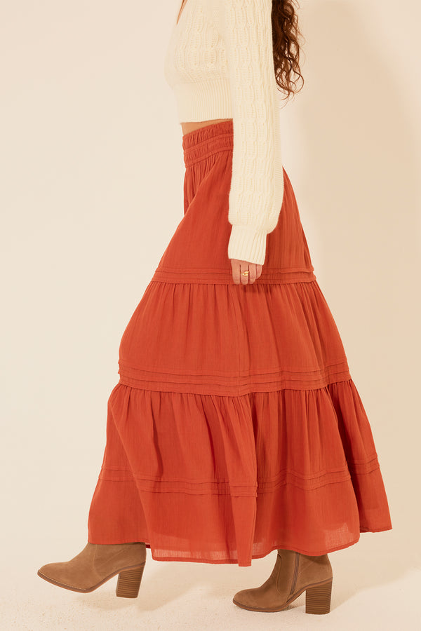 Bila Zella Skirt Copper