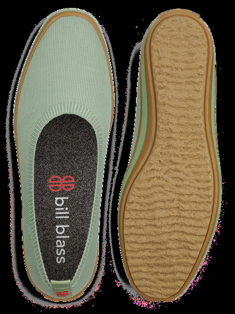 Bill Blass Sutton Knit Ballet - Granite Green