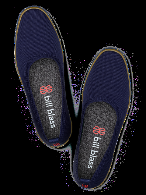 Bill Blass Sutton Knit Ballet - Navy