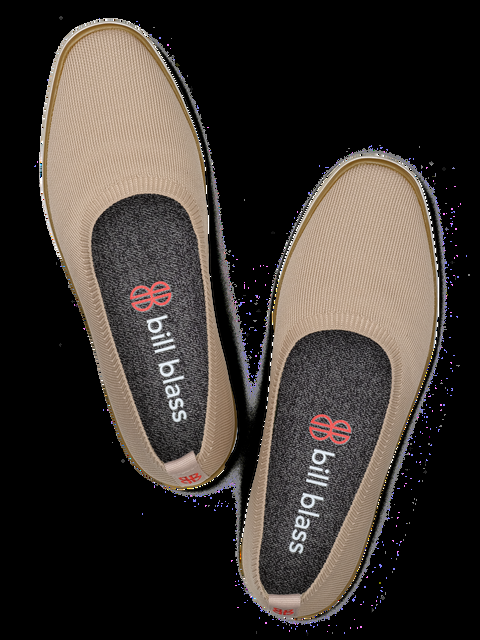 Bill Blass Sutton Knit Ballet - Oatmeal