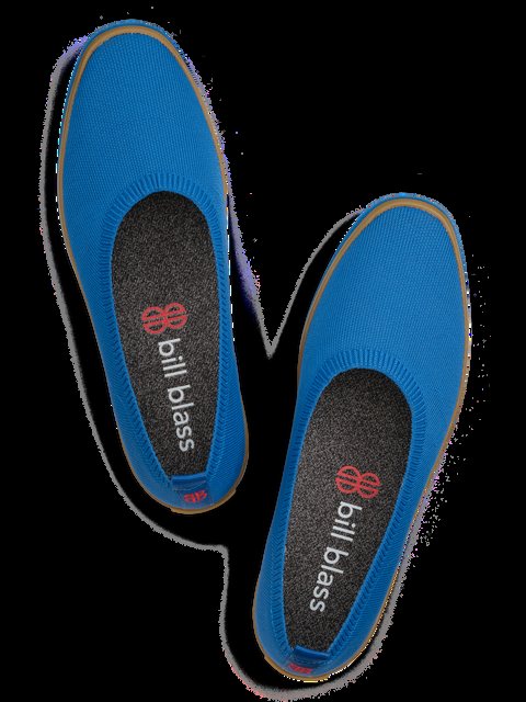 Bill Blass Sutton Knit Ballet - Sea Blue