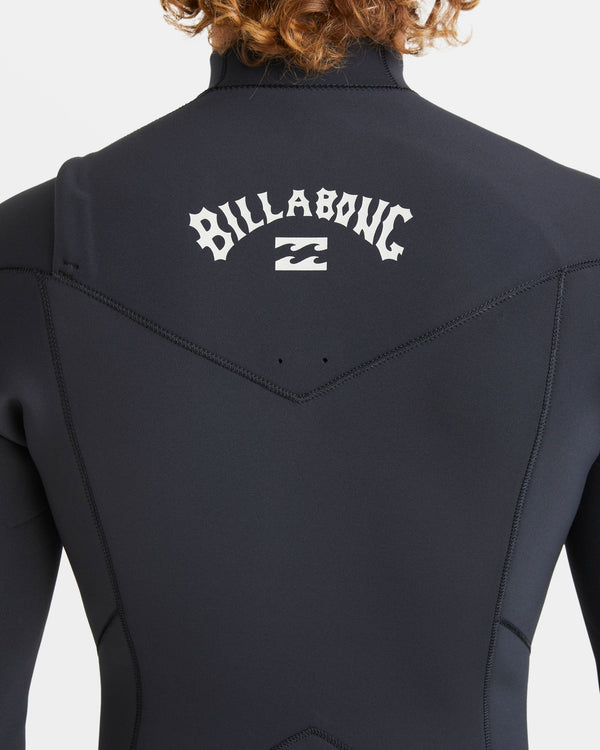 Billabong 2/2mm Absolute Natural Upcycler GBS Chest Zip Long Sleeve Springsuit - Black