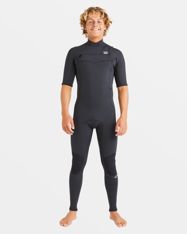 Billabong 2/2mm Absolute Natural Upcycler GBS Chest Zip Wetsuit - Black
