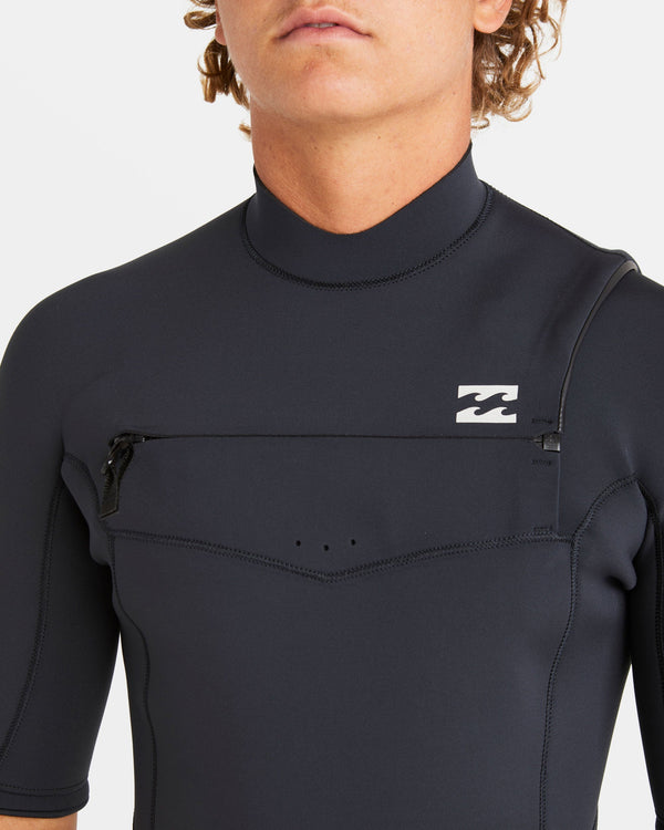 Billabong 2/2mm Absolute Natural Upcycler GBS Chest Zip Wetsuit - Black