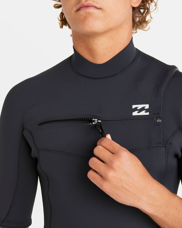 Billabong 2/2mm Absolute Natural Upcycler GBS Chest Zip Wetsuit - Black