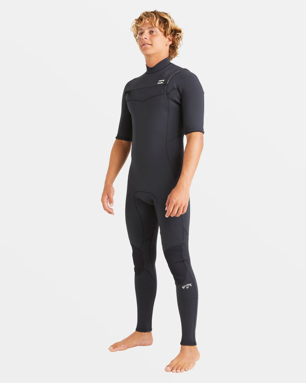 billabong 2/2mm Absolute Natural Upcycler GBS Chest Zip Wetsuit - Black