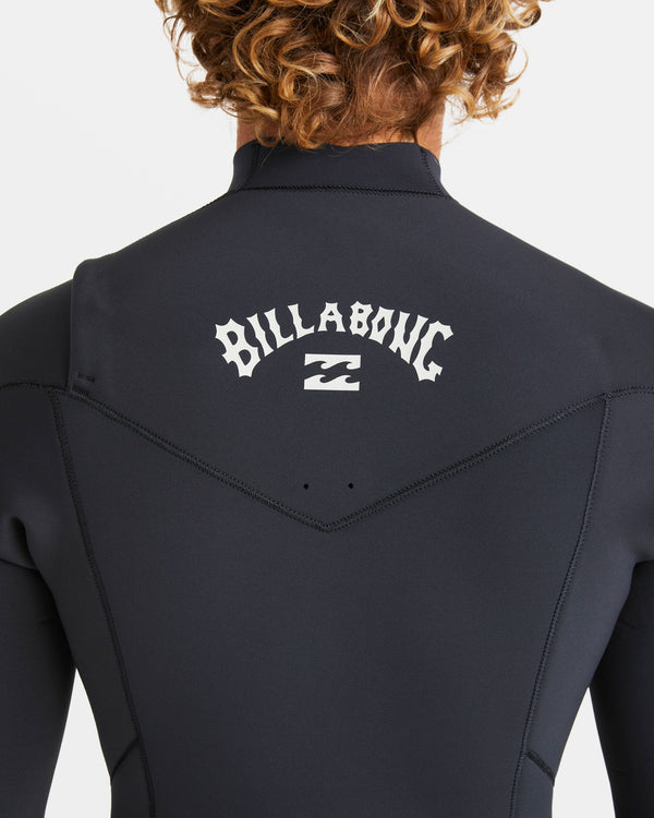 Billabong 3/2mm Absolute Natural Upcycler GBS Chest Zip Wetsuit - Black