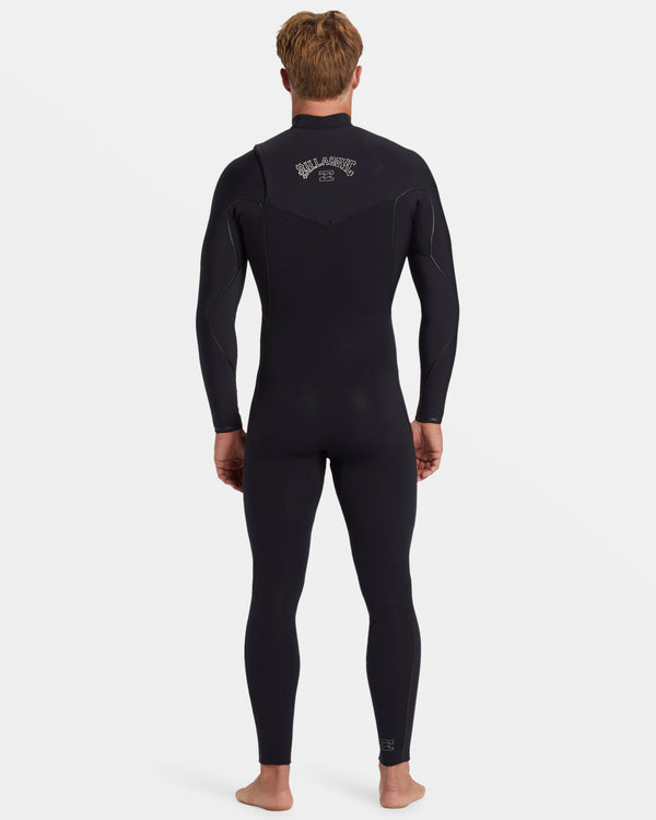 Billabong 3/2mm Furnace Natural Upcycler GBS Chest Zip Wetsuit - Black